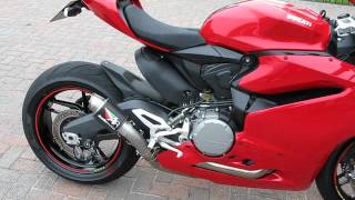 Ducati 959 with Austin Racing Slip on Exhaust [upl. by Edouard]