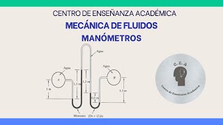 EJERCICIO DE MECÁNICA DE FLUIDOS MANÓMETROS DETERMINAR LA DIFERENCIA DE PRESIONES ENTRE DOS PUNTOS [upl. by Brian]