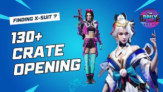 Opening 130 Crates for the Ultimate XSuit in BGMI Epic Pulls amp Insane Luck 🔥🎮 [upl. by Ruelle]