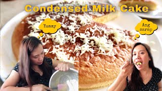 4 INGREDIENTS ONLY  CONDENSED MILK CAKE RECIPE [upl. by Otho782]