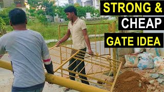 Strong and cheap gate idea  For Long Life  A2Z Construction [upl. by Darian568]