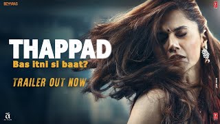 THAPPAD TRAILER Taapsee Pannu  Anubhav Sinha  Bhushan Kumar  Releasing 28 February 2020 [upl. by Elram]