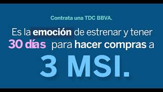 Más que una tarjeta es el respaldo que obtendrás en todo momento Solicita una TDC BBVA [upl. by Carleen]