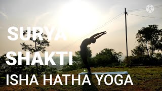 SURYA SHAKTI  isha hatha yoga [upl. by Jaqitsch695]