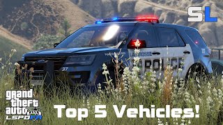 Top 5 LSPDFR Vehicles you SHOULD USE in GTA5 2023 8 [upl. by Adrien]