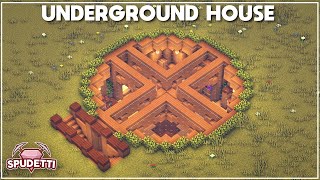 Minecraft How to Build an Underground House Easy Tutorial 2020 [upl. by Perice312]