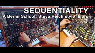 SEQUENTIALITY Berlin School Steve Reich style Impro Neutron Hikari Brains Seq960 Doepfer A178 [upl. by Davida]