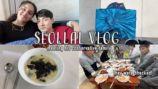 SEOLLAL KOREA VLOG  meeting his distant conservative family members for the first time AMBW 국제커플 [upl. by Anileve]