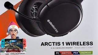 Steel Series arctis 1 wireless for the Nintendo switch Docked [upl. by Gary]