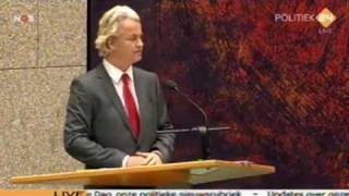 3716 september 2009 Algemene Beschouwingen Termijn 1 Geert Wilders PVV [upl. by Mannos988]