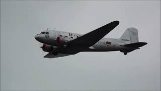 DDay Squadron at Duxford Summer Airshow 2024 [upl. by Orecul]