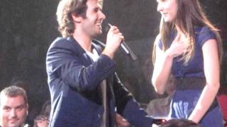 Josh Groban singing with audience member Montreal July 23 [upl. by Kcirederf]