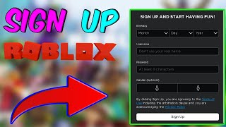 How To Sign Up For Roblox [upl. by Annim]