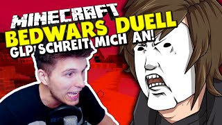 HILFE  GLP SCHREIT MICH AN  ✪ BEDWARS 2on2 DUELL mit GermanLetsPlay [upl. by Pratte]