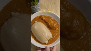 Recette de Foutou Sauce Arachiderecette ideerepas saucearachide foufou foutou ammey shorts [upl. by Elfstan]