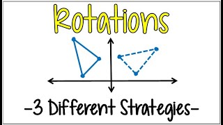 Transformations 3 Different Ways to Rotate a Shape on the Coordinate Plane [upl. by Laenaj]