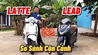 So Sánh Chi Tiết Honda LEAD amp Yamaha LATTE Mới Nhất 2022  Hiếu Xe Máy TV [upl. by Leonsis]