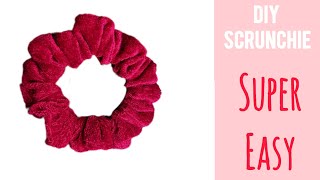 How to make Scrunchies  DIY Scrunchie tutorial [upl. by Atorod]