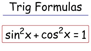 Basic Trigonometry  Formula Sheet [upl. by Brightman]