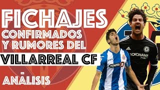 Fichajes confirmados y rumores del Villarreal CF  Mercado de Fichajes  ACTUALIZACIÓN [upl. by Aidil]