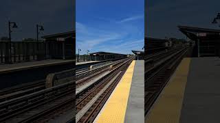 Lefferts Boulevard Bound R211A A train leaving 111th Street [upl. by Larcher]