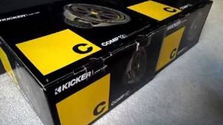 New 2010 Kicker Comp 12 10C124 Unboxing [upl. by Olegnaid37]