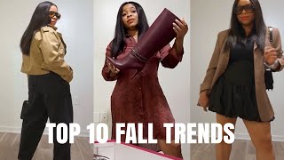 TOP 10 FALL 2024 FASHION TRENDS  WEARABLE FALL TRENDS [upl. by Ailiec]