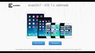 How to Jailbreak iOS 7 Mac and PC iPhone iPad iPod Evasion Jailbreak [upl. by Alyose7]