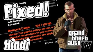 GTA 4 Low Graphics memory fix  Quick tutorial [upl. by Eigger]