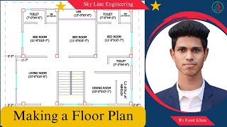 AutoCAD Floor Plan  AutoCAD Bangla Tutorial  Class14 By Rasel Khan [upl. by Epoh]