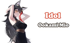 Ookami Mio  アイドル Idol  YOASOBI [upl. by Sneed]