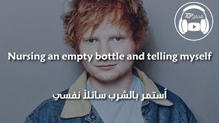 Ed Sheeran  Happier lyricsمترجمة عربي [upl. by Ignazio]