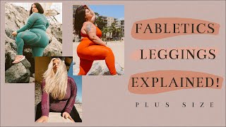 FABLETICS LEGGINGS EXPLAINED  materials fit sizing etc [upl. by Annaujat]