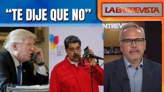 FALLIDA LLAMADA DE MADURO A TRUMP  LaEntrevista  evtv  112124 67 [upl. by Ammej131]