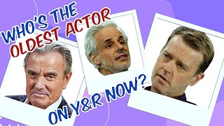 Young and the Restless Who is the Oldest Actor on YampR Now  The Answer Will Stun You yr [upl. by Otcefrep]