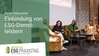 Erfolg bei der Einbindung von ESGDienstleistern Was suchen Investoren  ESG Praxistag 2024 [upl. by Annawot]