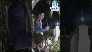 Crazy Man At Someones Door With A Machete Caught On Ring Doorbell Video [upl. by Saduj]