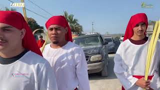 2024 Palm Sunday Procession  Benque Viejo Del Carmen  Our Lady of Mount Carmel Parish [upl. by Ataner]