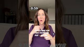 Top tips for better p00ps after birth postpartumrecovery newmom postpartumlife birthprep birth [upl. by Eniamrahc]