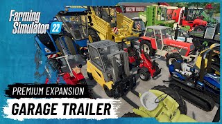 Farming Simulator 22 Premium Expansion  Garage Trailer [upl. by Ardet]