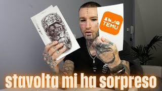 Tatuaggi indolore e non solo MEGA unboxing TEMU [upl. by Ahsitauq]