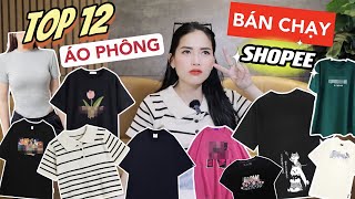 Review TOP 12 ÁO PHÔNG GIÁ RẺ BÁN CHẠY NHẤT SHOPEE [upl. by Reniti]