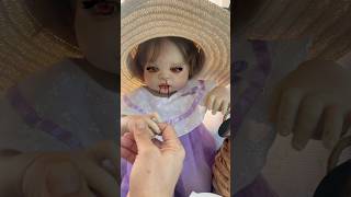 haunteddolls dolls scary Halloween halloweendecorations fyp explorepage reels creepydoll [upl. by Teteak]