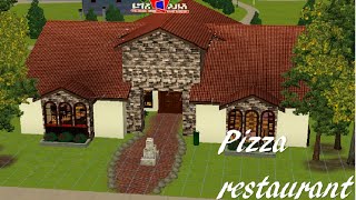 Sims 3  Pizza restaurant [upl. by Bills]