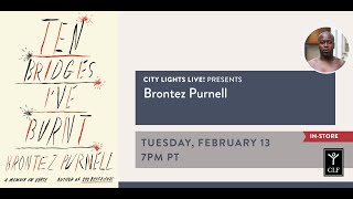 CITY LIGHTS LIVE Brontez Purnell [upl. by Ayim]