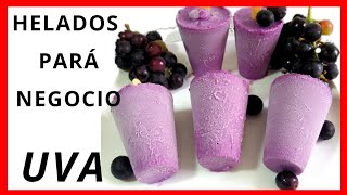 HELADOS DE UVAHELADOS CASEROS CREMOSOS DE UVAHELADOS CASEROS [upl. by Grim31]