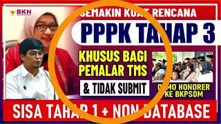 🔴 BAIK SEKALI  PPPK TAHAP 3 WAJIB DIBUKA UNTUK PELAMAR TMS amp TIDAK SUBMIT [upl. by Burwell]