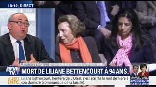 Liliane Bettencourt héritière de LOréal est décédée à lâge de 94 ans [upl. by Negroj933]