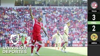 Toluca 32 América  GOLES Y RESUMEN  JORNADA 15  CLAUSURA 2019  Liga MX [upl. by Farwell20]