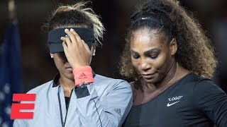 FULL 2018 US Open trophy ceremony with Serena Williams and Naomi Osaka  ESPN [upl. by Sidon858]